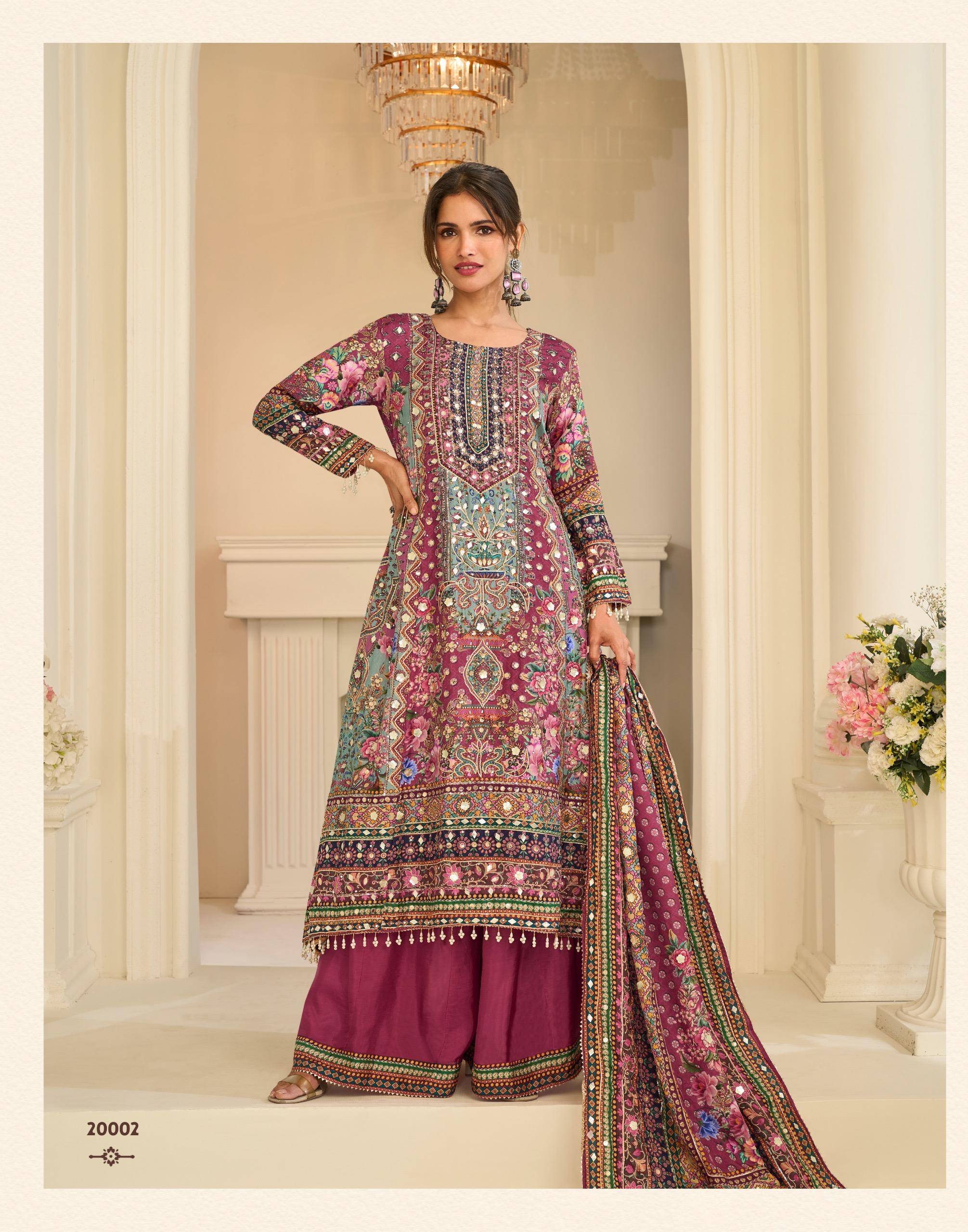EHSAAS BY SAYURI DESIGNER 20001 To 20003 Series Beautiful Festive Suits Colorful Stylish Fancy Ethnic Wear Silk Dresses At Wholesale Price